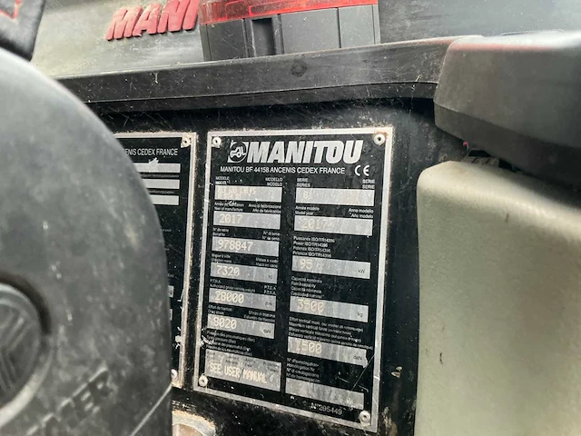 2017 manitou mlt 635-130ps+ verreiker - afbeelding 47 van  51