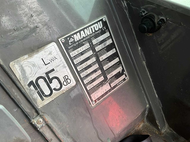 2017 manitou mx 30-4 vorkheftruck 4x4 - afbeelding 4 van  7