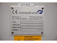 2017 masévon / 4pico - glass press tool 2 met uv-a curing system - afbeelding 11 van  23