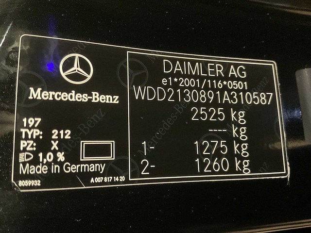2017 mercedes-benz/amg e-klasse/e63s personenauto - afbeelding 39 van  44