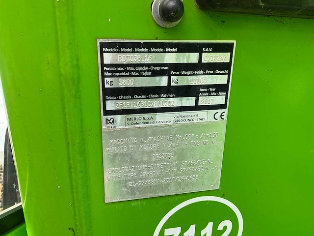 2017 merlo roto38.16 verreiker - afbeelding 25 van  34