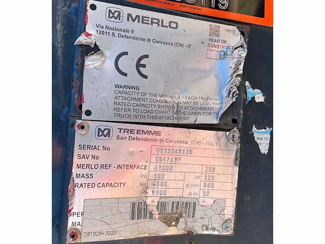 2017 merlo tre emme voorzet hijshaak - afbeelding 6 van  6