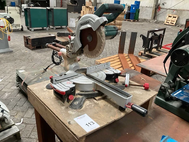 2017 metabo kgs 216 m afkortzaagmachine - afbeelding 2 van  6