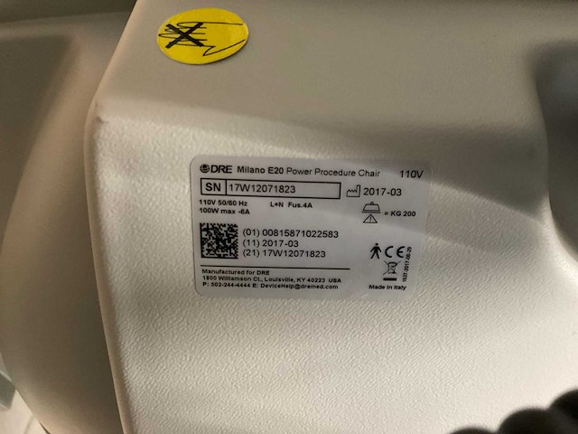 2017 milano e20 onderzoekstoel - afbeelding 8 van  8