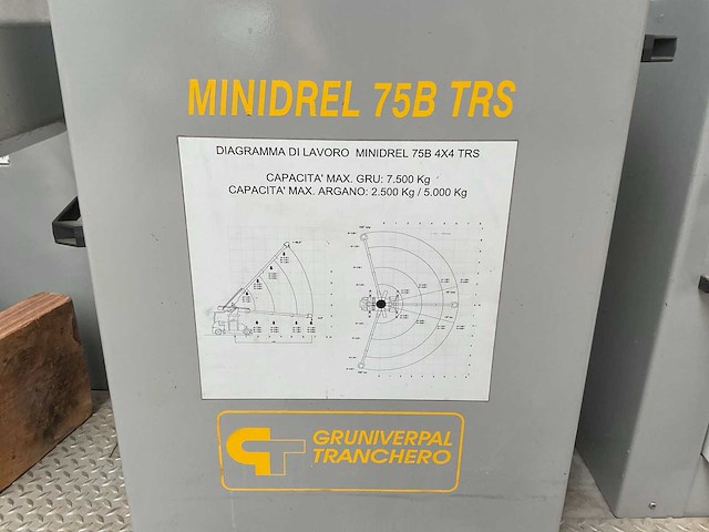 2017 minidrel 75b 4x4 mobiele kraan - afbeelding 18 van  18