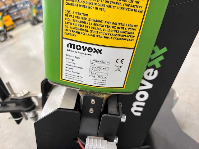 2017 movexx t1000 24v elektrische trekker - afbeelding 6 van  8