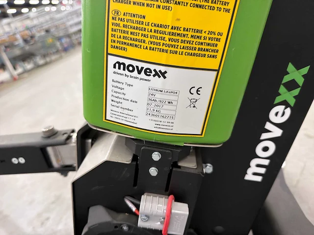 2017 movexx t1000 24v elektrische trekker - afbeelding 6 van  7