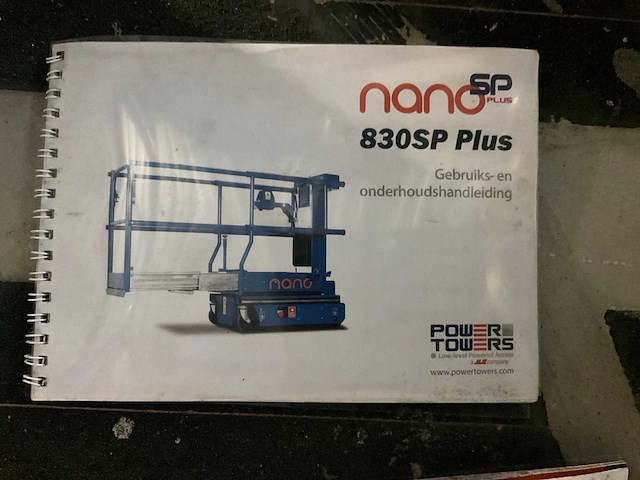 2017 nano 830sp plus hoogwerker - afbeelding 3 van  12