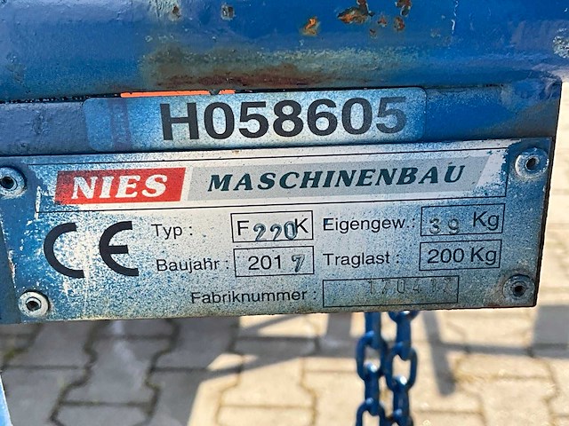 2017 nies f220k gasfles steekwagen - afbeelding 4 van  12