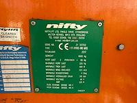 2017 nifty lift hr 21de 4x4 telescoophoogwerker - afbeelding 16 van  25