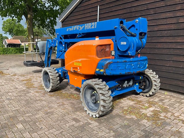 2017 niftylift hr 21 hybrid 4x4 hoogwerker - afbeelding 9 van  16