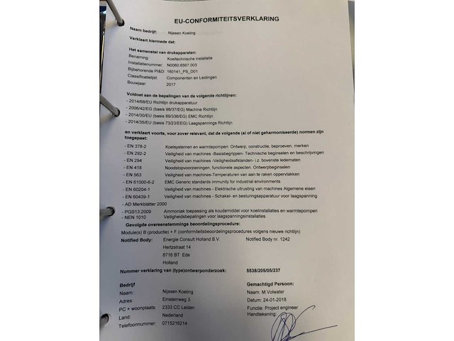 2017 nijssen koelinstallatie 1104 kw - afbeelding 81 van  97