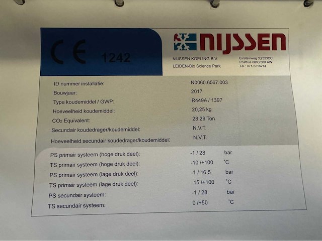 2017 nijssen koelinstallatie 1104 kw - afbeelding 82 van  97