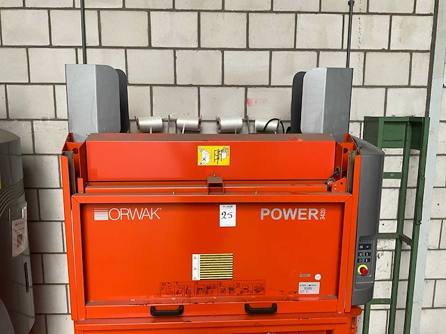 2017 orwak compactor 3420 verticale balenpers / afvalpers - afbeelding 10 van  11