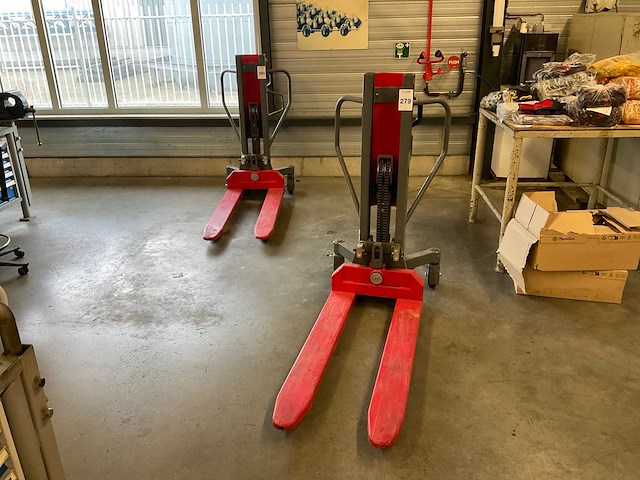 2017 papro hydraulische hoogheffende palletwagen - afbeelding 5 van  12