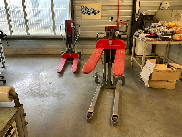 2017 papro hydraulische hoogheffende palletwagen - afbeelding 6 van  12