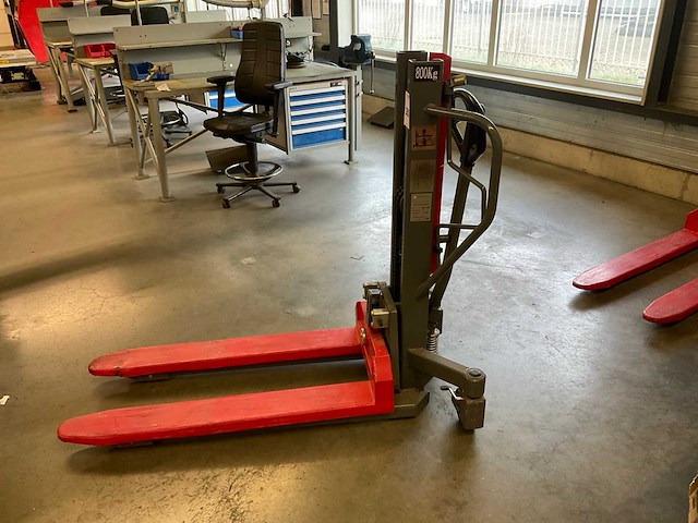 2017 papro hydraulische hoogheffende palletwagen - afbeelding 2 van  12