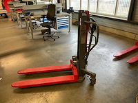 2017 papro hydraulische hoogheffende palletwagen - afbeelding 2 van  12