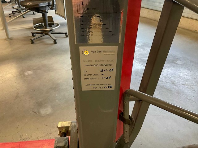 2017 papro hydraulische hoogheffende palletwagen - afbeelding 3 van  12