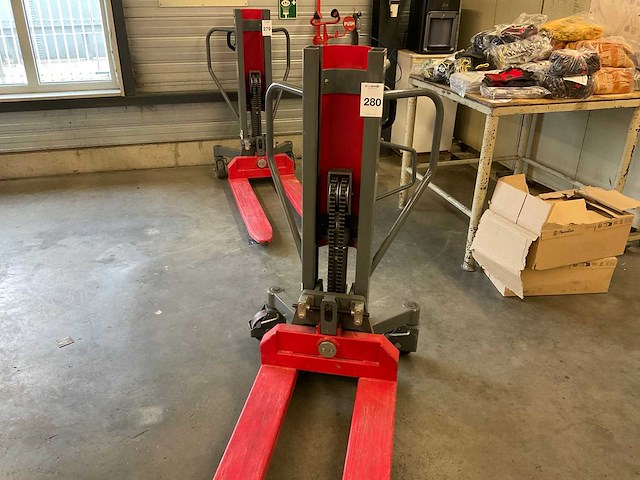 2017 papro hydraulische hoogheffende palletwagen - afbeelding 7 van  12