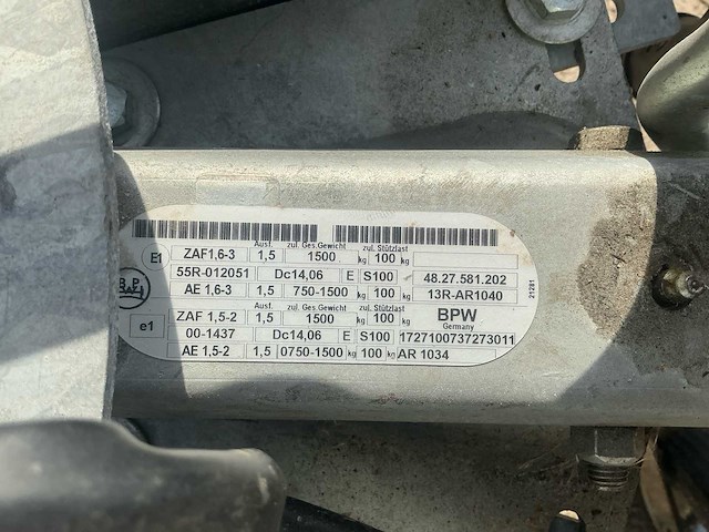 2017 pega 1150 z liner 1150 boot aanhangwagen 76-wr-ps - afbeelding 14 van  15