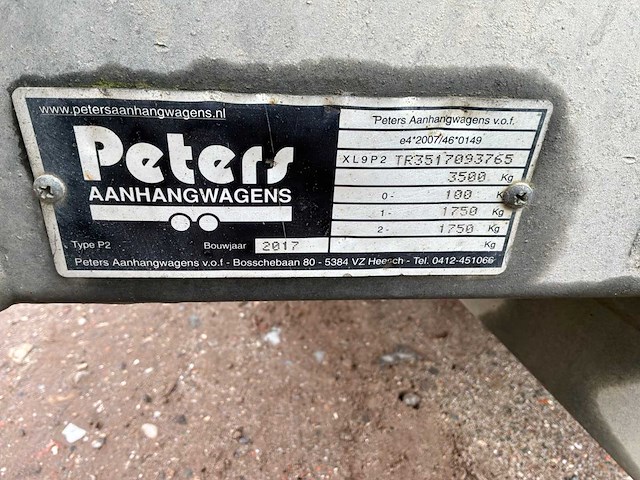 2017 peters machinetransporter - afbeelding 9 van  17