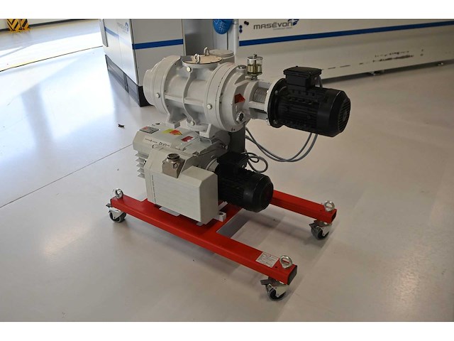 2017 pfeiffer duo line wd 400 mobiele vacuümpomp - afbeelding 3 van  6