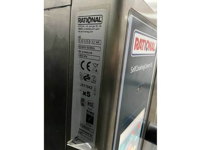 2017 rational scc xs 6 2/3 e selfcookingcenter - afbeelding 5 van  11