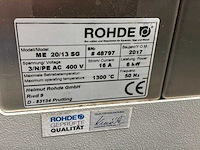 2017 rohde me 20/13 sg laboratoriumoven - afbeelding 2 van  2