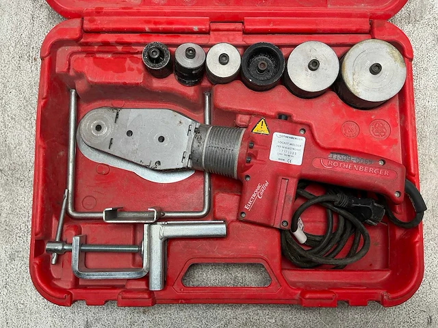 2017 rothenberger roweld p63-s6 kunsstoflasapparaat 20-63mm - afbeelding 1 van  7