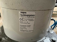 2017 sapa building system tg0092a pneumatische aluminium profielen pers - afbeelding 20 van  21