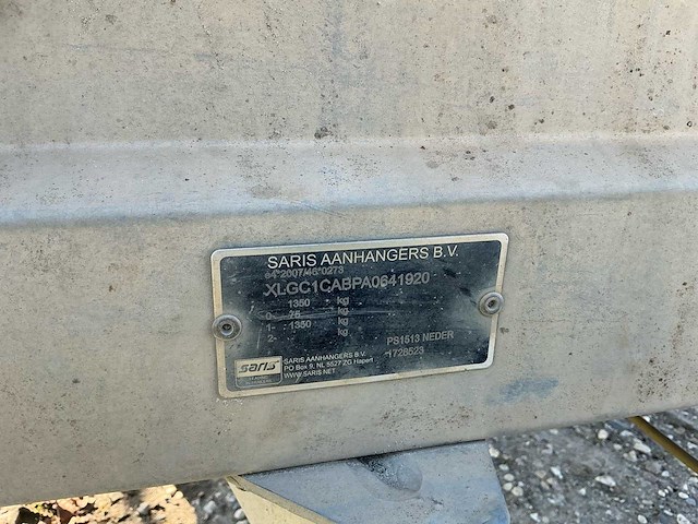 2017 saris aanhangwagen - afbeelding 5 van  13