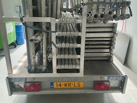 2017 saris c2000 steiger aanhangwagen met 2 complete steigers - afbeelding 32 van  35