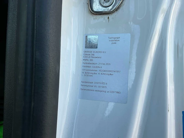 2017 scania n333 vrachtwagen - afbeelding 56 van  76