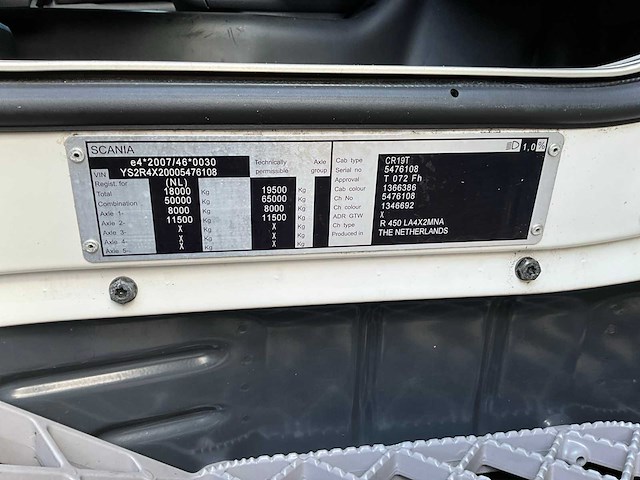 2017 scania r450 vrachtwagen 03-bps-5 - afbeelding 14 van  27