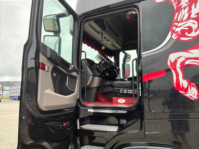 2017 scania s580 v8 vrachtwagen, opleggertrekker - afbeelding 4 van  21