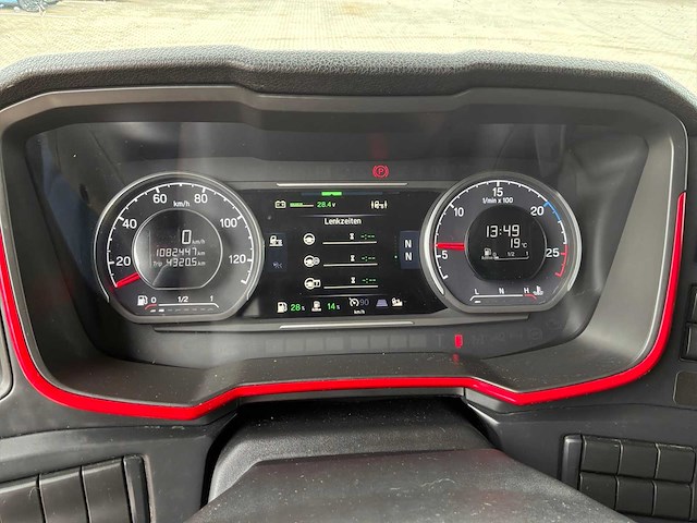 2017 scania s580 v8 vrachtwagen, opleggertrekker - afbeelding 12 van  21