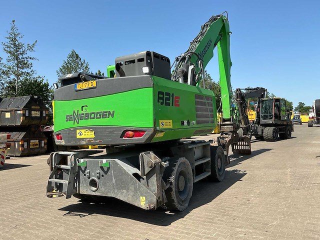 2017 sennebogen 821e banden graafmachine - afbeelding 18 van  22