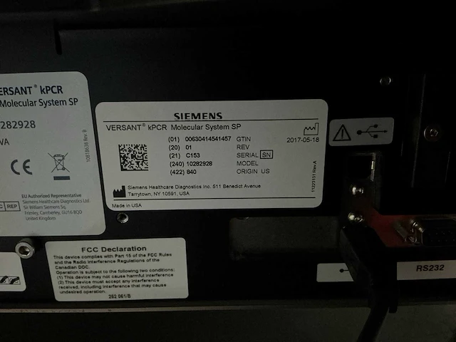 2017 siemens versant kpcr moleculair systems sp - afbeelding 2 van  19