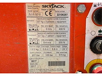 2017 skyjack sj iii 3219 hoogwerker - afbeelding 14 van  21
