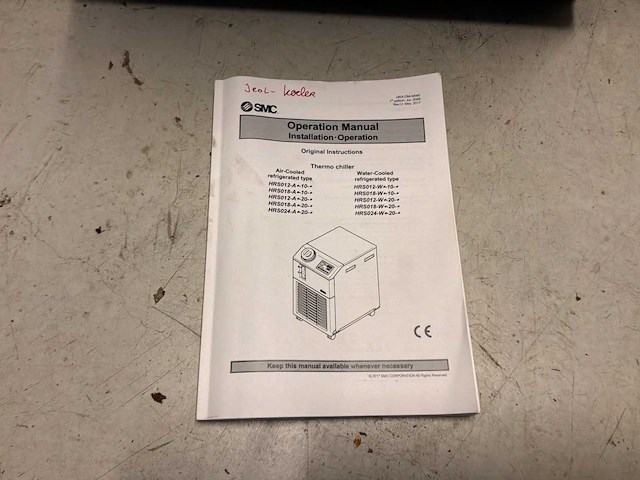 2017 smc y-6m110 thermo chiller - afbeelding 14 van  15
