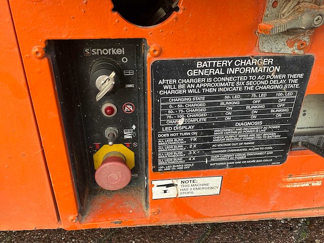 2017 snorkel s3219e hoogwerker - afbeelding 8 van  9