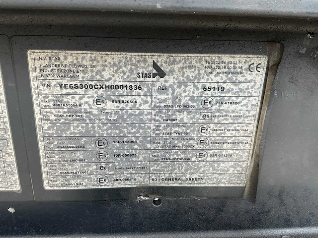 2017 stas s300cx kipperoplegger - afbeelding 11 van  31