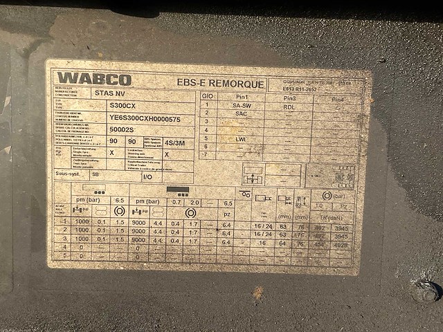 2017 stas s300cx oplegger - afbeelding 17 van  19