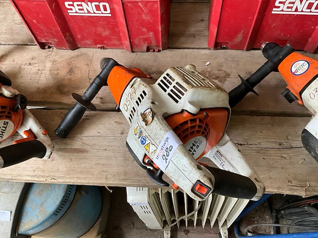 2017 stihl bt45 benzine boormachine - afbeelding 1 van  5