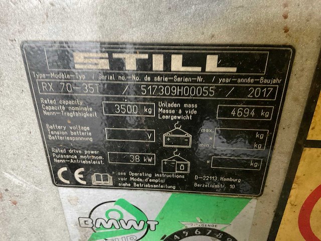 2017 stihl rx 70-35t vorkheftruck - afbeelding 19 van  26