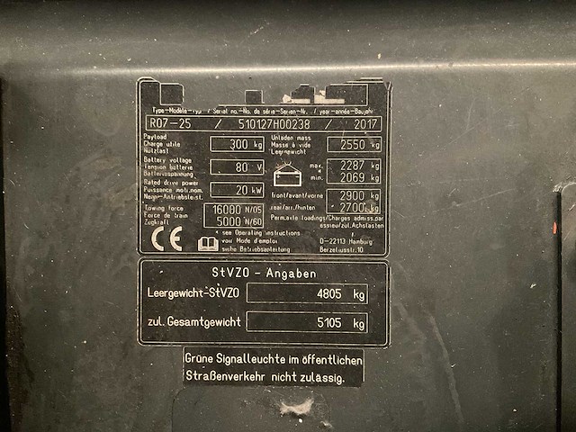 2017 still r07-25 warehouse tractor - afbeelding 3 van  11