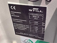 2017 still rx 60-25 2500kg vorkheftruck - afbeelding 10 van  18
