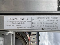 2017 sumner manufacturing 2124 materiaallift / kanaallift - afbeelding 5 van  13
