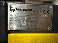 2017 tamsan tvk 800 ek schroefcompressor - afbeelding 5 van  6